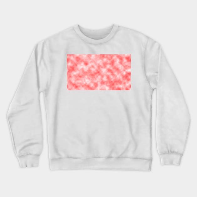 red cloudy Crewneck Sweatshirt by jcnenm